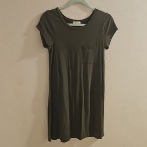 Heart Hips Olive Green Top